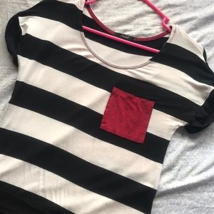 Papaya striped shirt